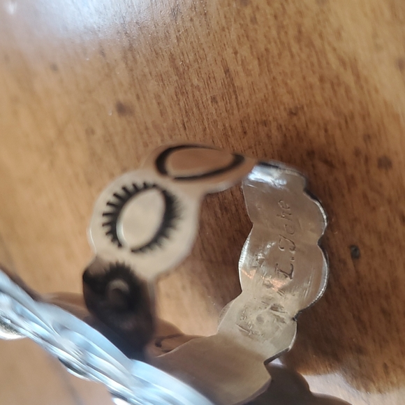 Leander Tahe Sterling Concho Ring  Size 7 - Picture 4 of 5